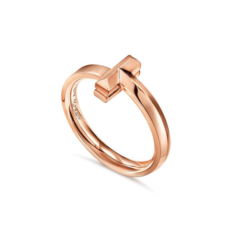 Tiffany T T1 Ring in Rose Gold, 2.5 mm, , hi-res