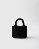 Padded velvet mini handbag, , hi-res