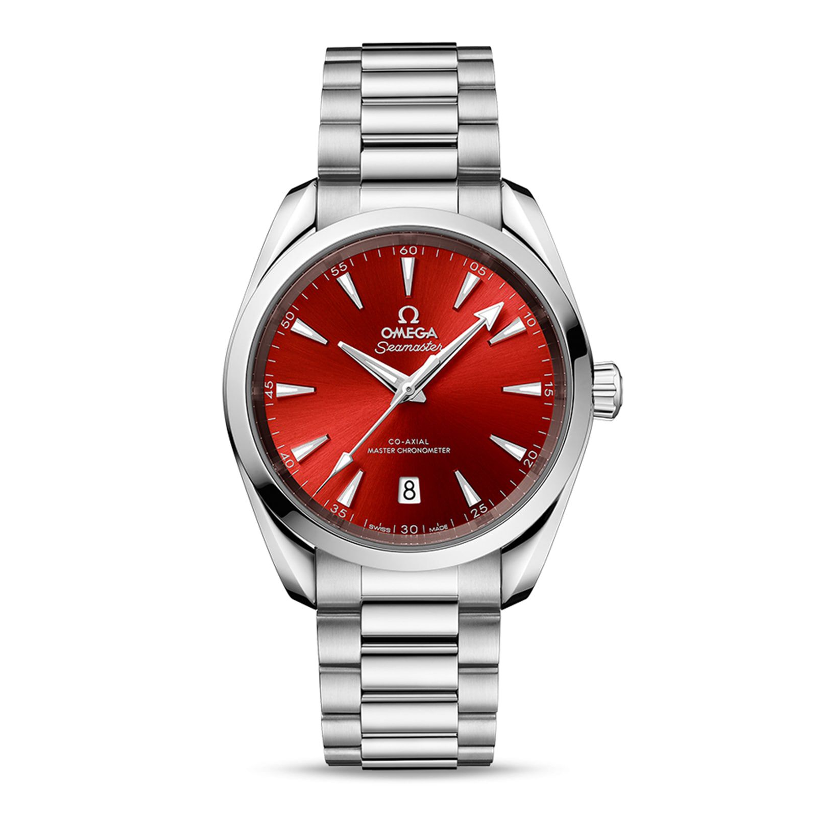 Omega Seamaster Aqua Terra 150m Co Axial Master Chronometer 38mm Unisex Watch Terracotta Red Fine Watches Heathrow Reserve Collect