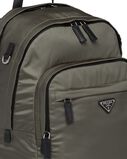 Re-Nylon and Saffiano leather backpack, , hi-res
