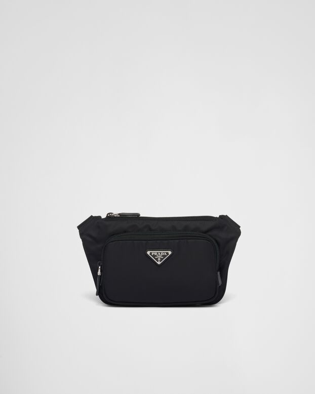 Re-Nylon and Saffiano leather shoulder bag, , hi-res