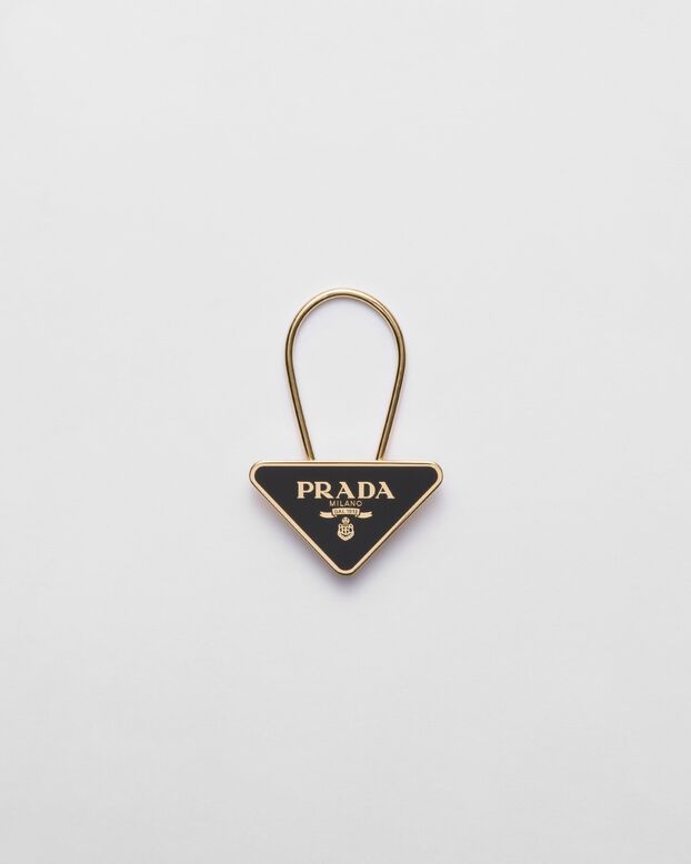 Enameled metal keychain, , hi-res