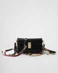 Prada Soft Sound small leather shoulder bag with charms