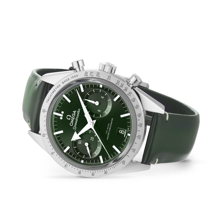 Speedmaster 57 Co-Axial Master Chronometer Chronograph 40.5mm Mens Watch Green, , hi-res