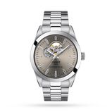 Gentleman Powermatic 80 Open Heart 40mm Mens Watch Grey, , hi-res