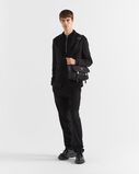 Re-Nylon and Saffiano leather shoulder bag, , hi-res