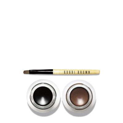 Long-Wear Gel Eyeliner Duo Set Black and Sepia - Black and Sepia