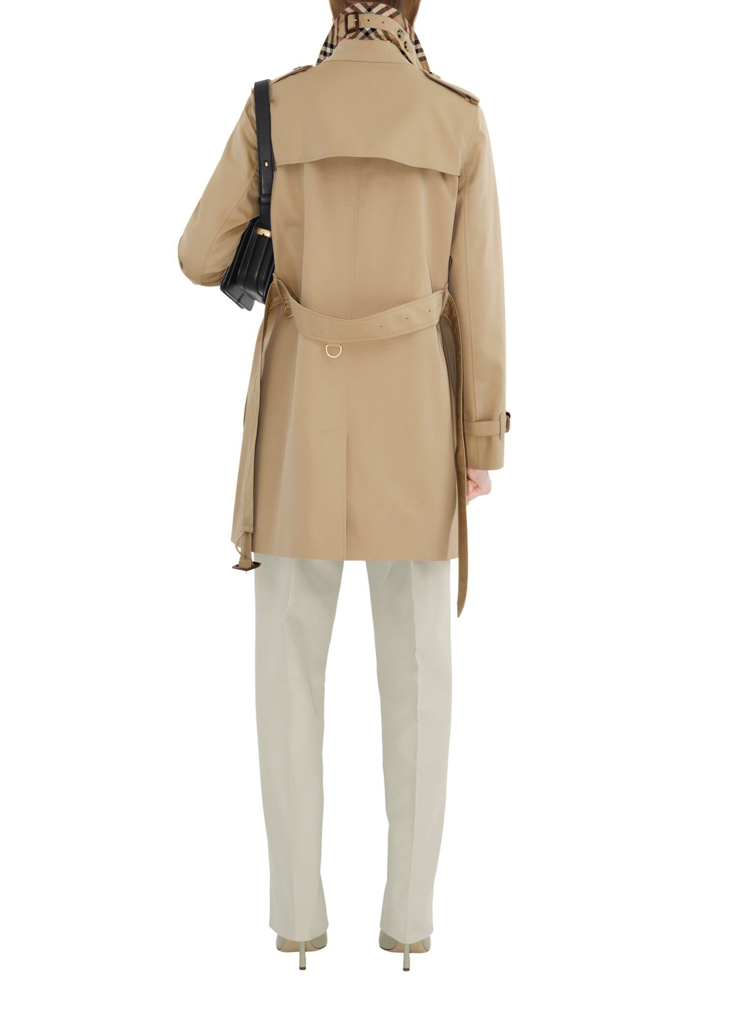 Short burberry coat cheap
