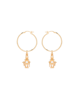 Prada Fine Jewellery gold and diamond earrings, , hi-res