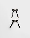 Velvet hair clips, , hi-res