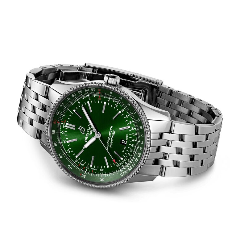 Navitimer Automatic 41 Stainless Steel Watch, , hi-res