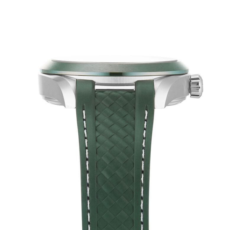 Seamaster Aqua Terra 150m Co Axial Master Chronometer GMT Worldtimer 43mm Mens Watch Green Rubber, , hi-res