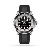 Superocean Automatic 42 Stainless Steel Rubber Strap Watch, , hi-res