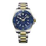 HydroConquest Quartz 42mm Mens Watch Bi-Colour Blue, , hi-res