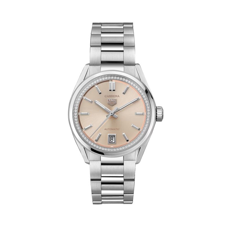 Carrera 36mm Ladies Watch Diamonds Pink, , hi-res