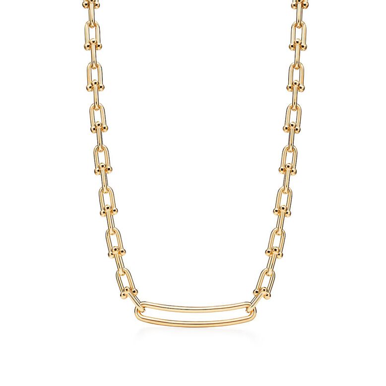 Tiffany City HardWear link necklace in 18k gold, , hi-res