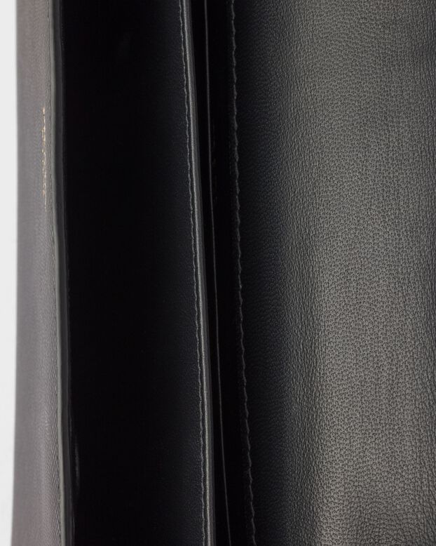 Saffiano leather wallet with shoulder strap, , hi-res