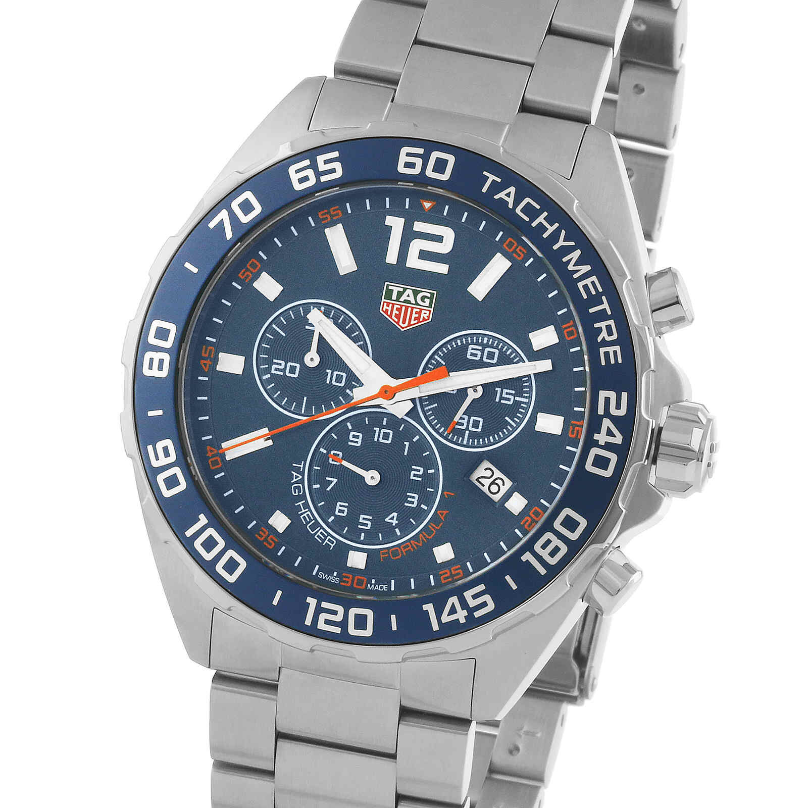 Formula 1 chronograph blue dial men's watch sales