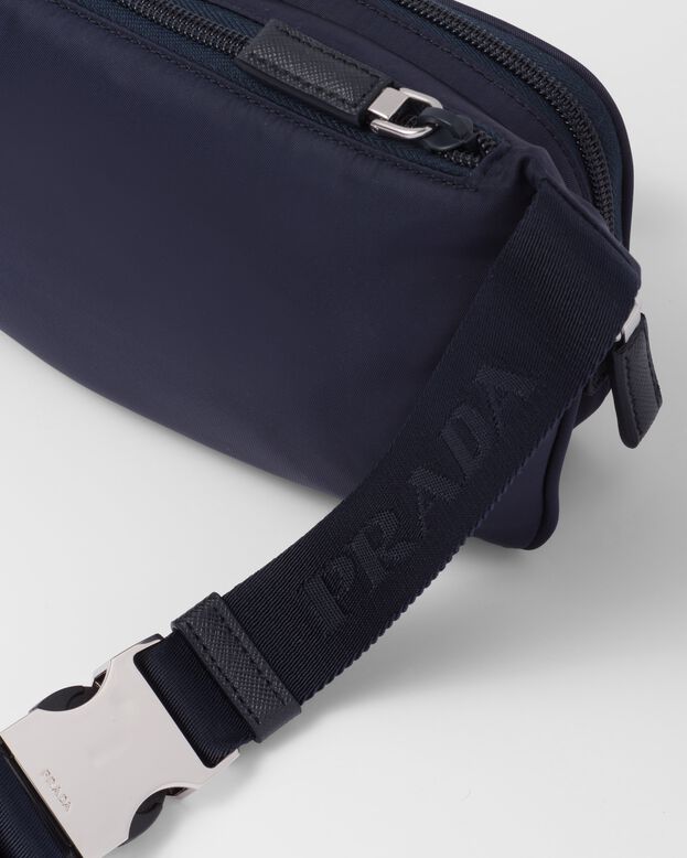Re-Nylon and Saffiano leather shoulder bag, , hi-res