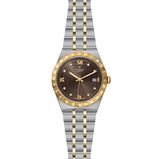 Royal S&amp;G 38mm Steel Case Diamond-Set Chocolate Dial, , hi-res
