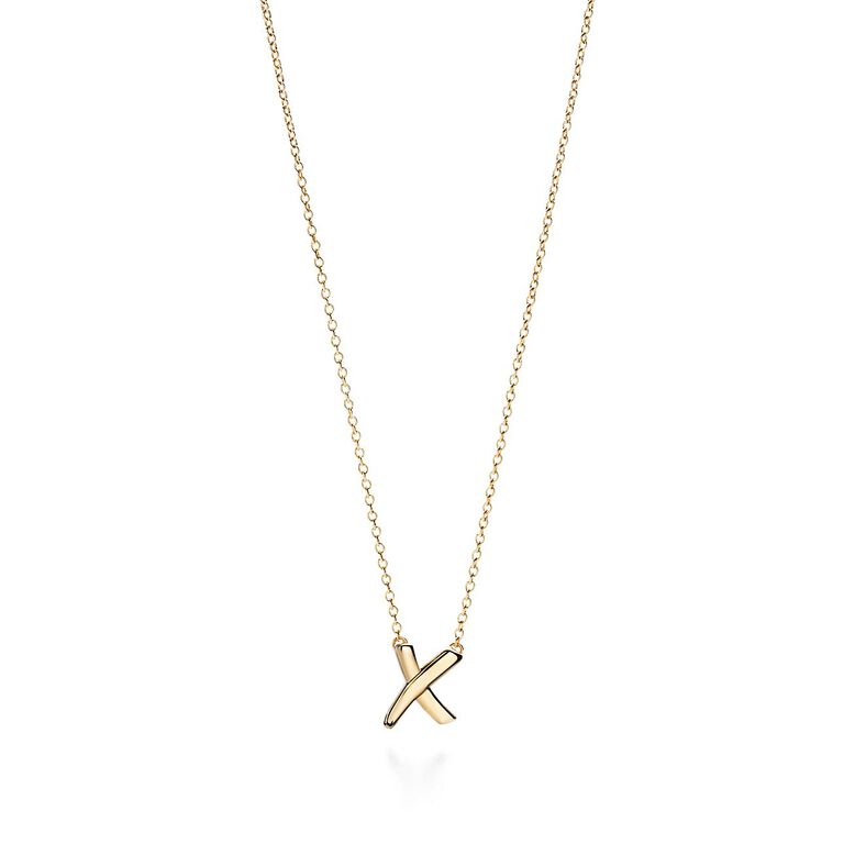 Paloma's Graffiti X pendant in 18ct gold, small. - Size Small, , hi-res