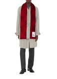 Wide Check Wool Silk Scarf, , hi-res