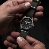 Midfield Sports Style &#39;Green zone&#39; 36mm Mens NATO Strap Watch, , hi-res