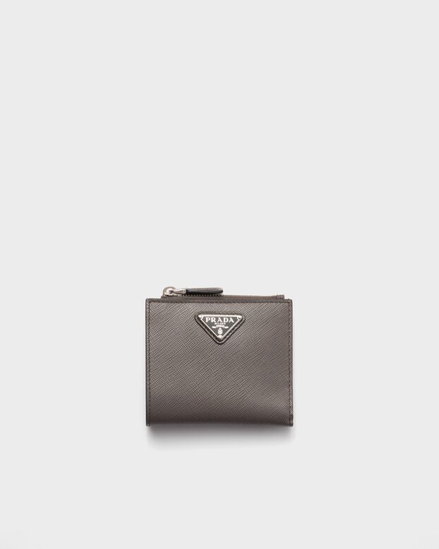 Small Saffiano leather wallet, , hi-res