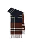 Contrast Check Cashmere Scarf, , hi-res