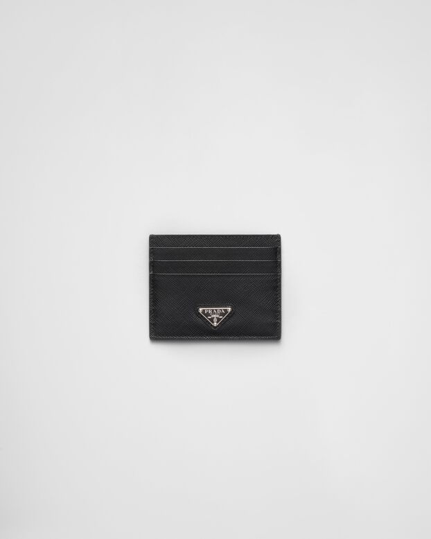 Saffiano Leather card holder, , hi-res