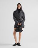 Medium Re-Nylon and brushed leather backpack, , hi-res