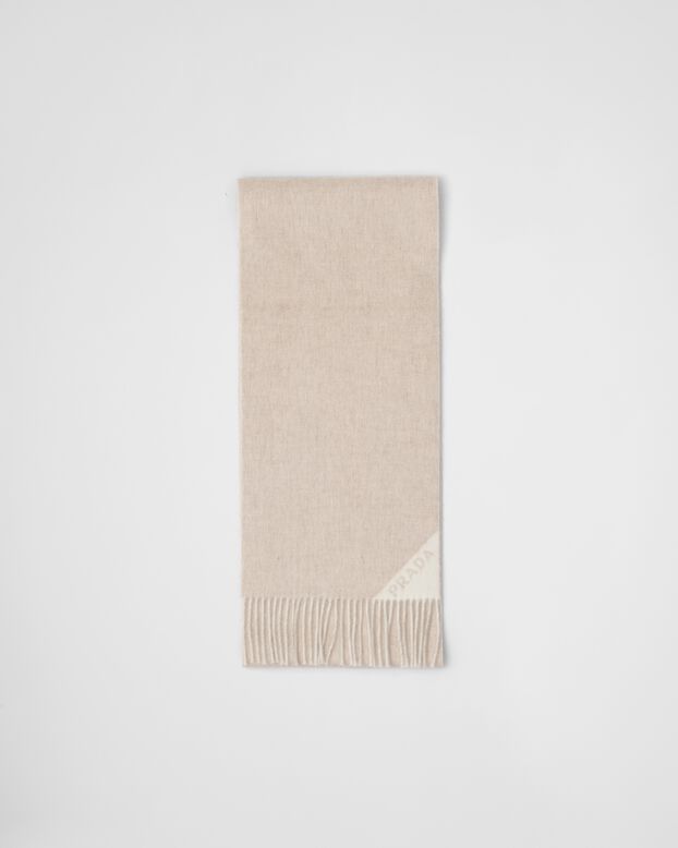 Double cashmere scarf, , hi-res