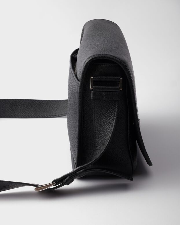 Leather shoulder bag, , hi-res