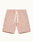 Alex Short Lattice Summer Red/White Sand