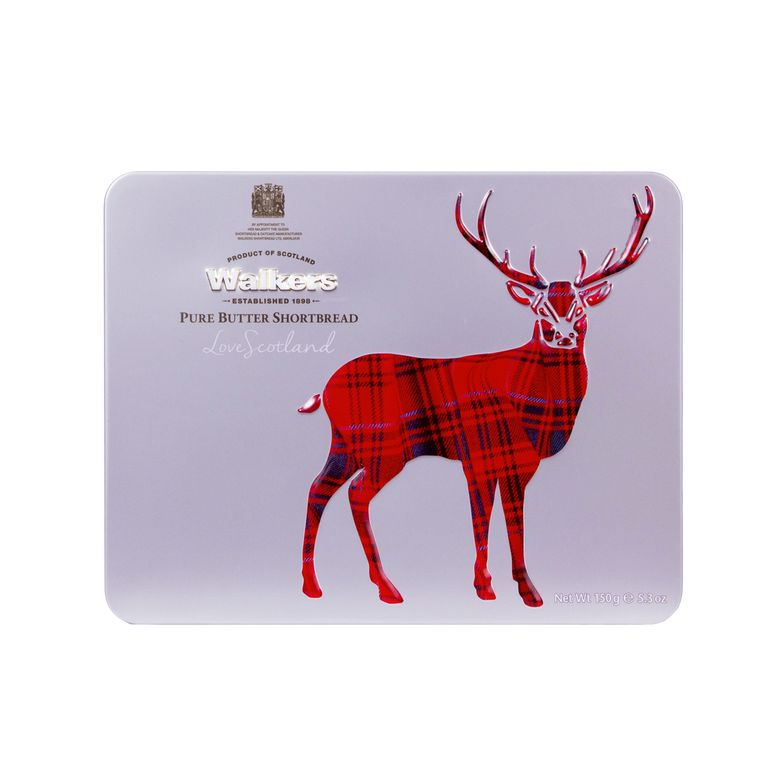 Assorted Shortbread Icon Tin Stag, , hi-res