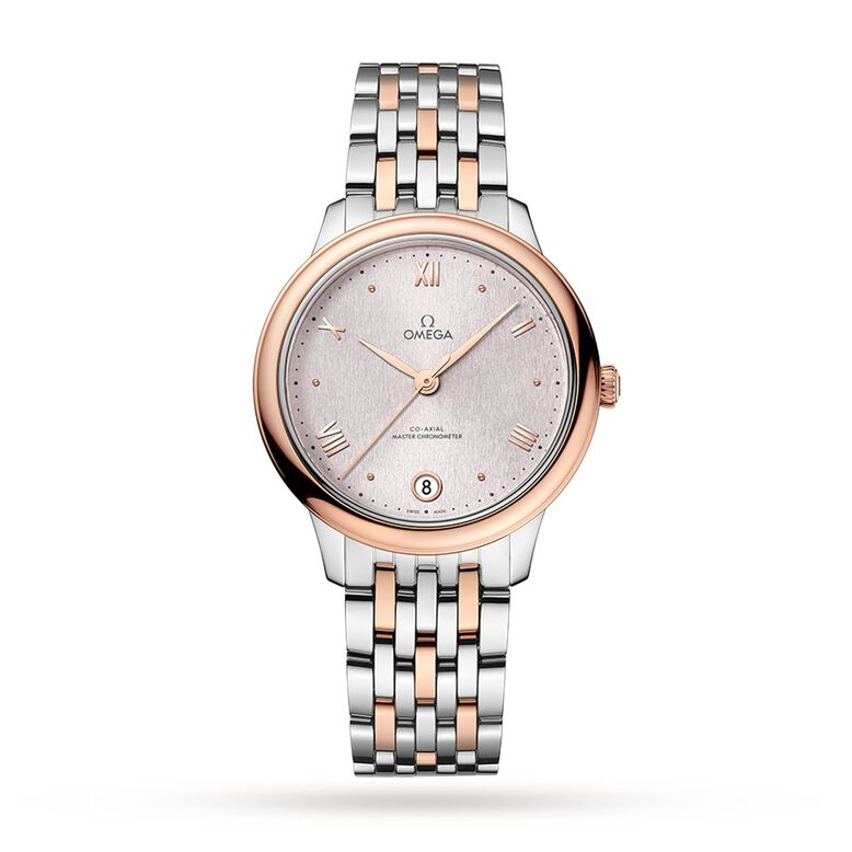De Ville Prestige Co-Axial Master Chronometer 34mm Ladies Watch Silver, , hi-res