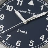 Khaki Field Quartz 38mm Unisex Watch Blue, , hi-res