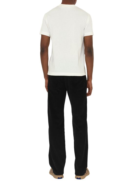 Check Label Cotton T-shirt, , hi-res