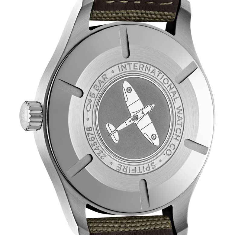 Pilot Automatic Spitfire 39mm Mens Watch Black, , hi-res
