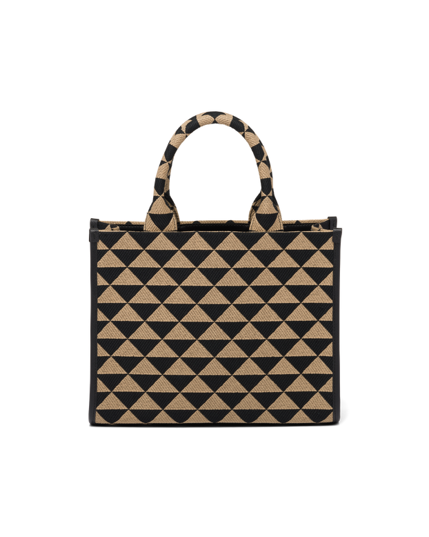 Small Prada Symbole embroidered fabric handbag, , hi-res