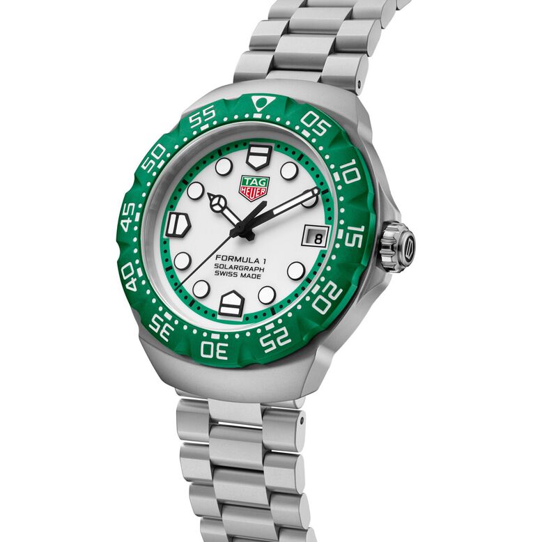 Formula 1 Solargraph Limited Edition 38mm Mens Watch Green, , hi-res