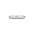Tiffany Forever Wedding Band Ring in Platinum, 3 mm Wide - Size 4
