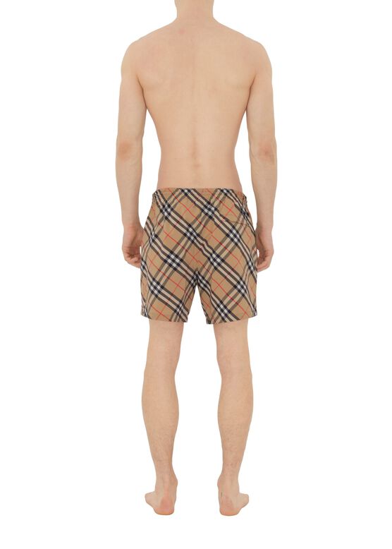Check Swim Shorts, , hi-res