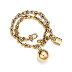 Tiffany City HardWear wrap bracelet in 18k gold, , hi-res