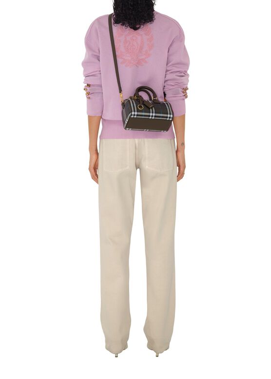 Mini Check Bowling Bag​, , hi-res