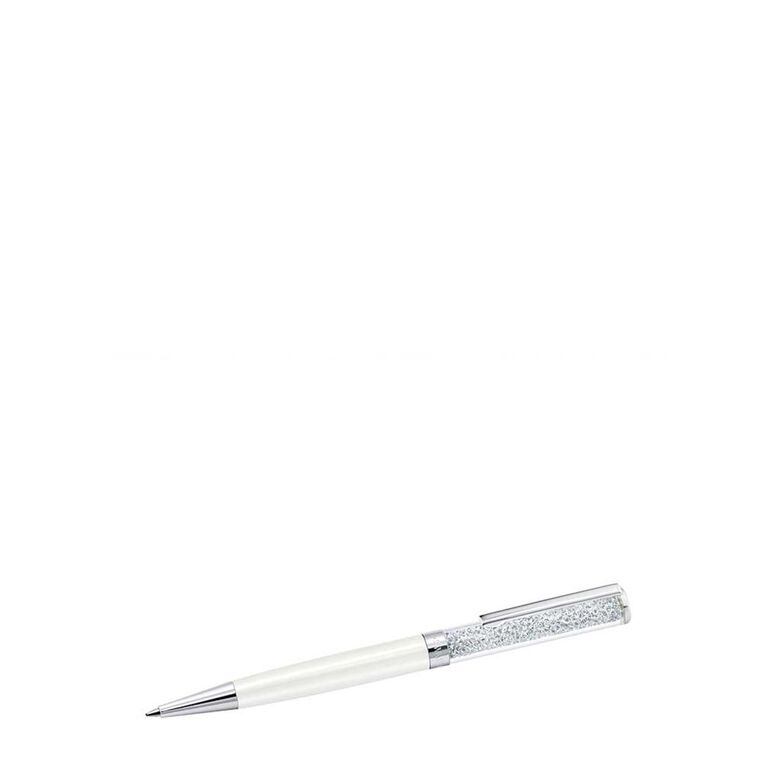 Crystalline Ballpoint Pen White - White, , hi-res