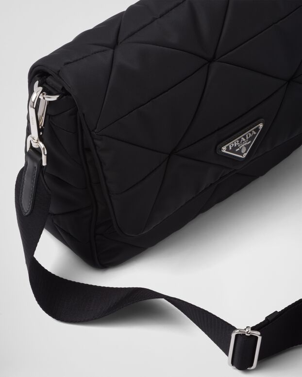 Padded Re-Nylon shoulder bag, , hi-res