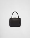 Leather mini handbag with zipper closure, , hi-res