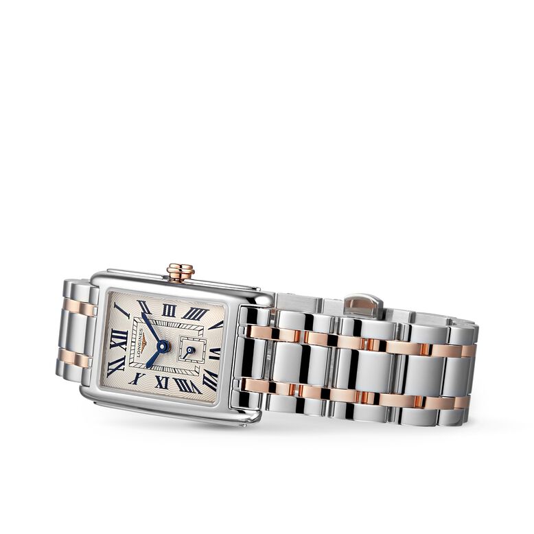 DolceVita 21mm Stainless Steel with 18k Pink Gold Ladies Watch, , hi-res