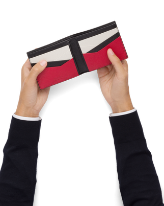 Saffiano leather wallet, , hi-res
